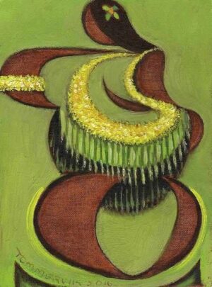 hula dancer painting