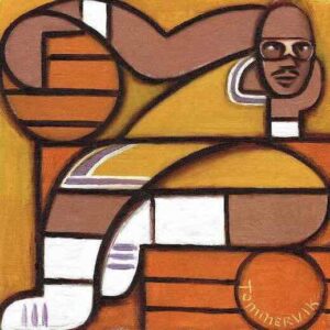 Abstract Kareem Abdul Jabbar Basketball Painting: Canvas Fine Art Print for Sale
