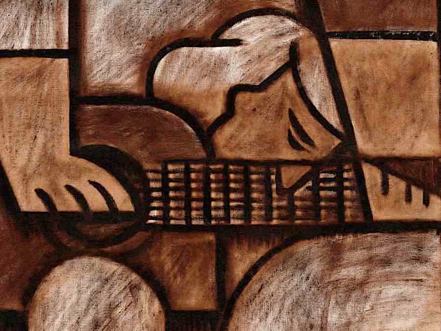 10 Abstract Guitar Paintings That Will Strike a Chord
