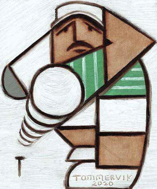 golf paintings