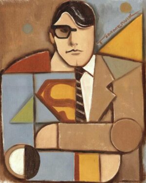Superman Clark Kent Painting