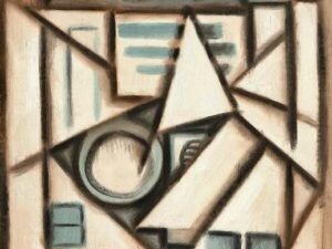 modern geometric painting