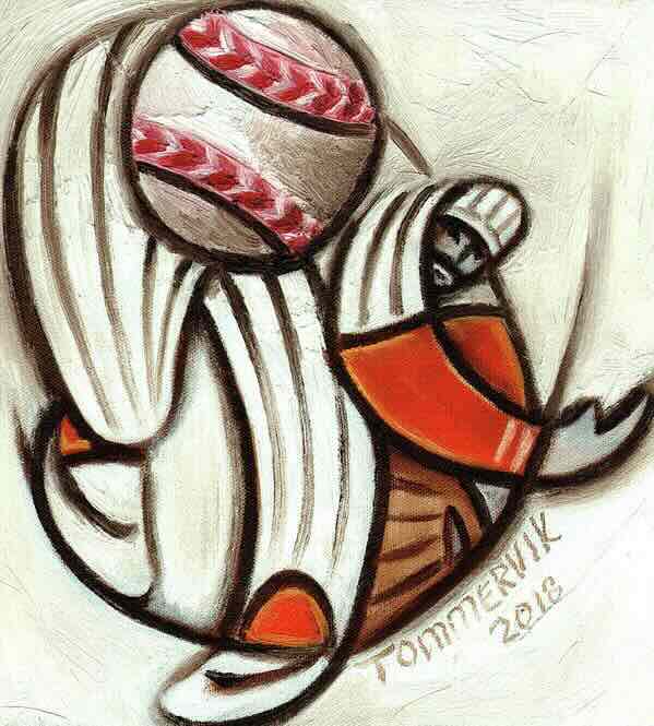 baseball paintings