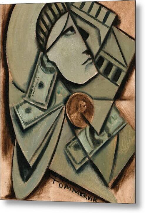 statue of liberty metal wall art