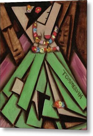 tiki metal wall art