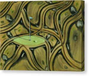 Tax Payer Funded Golf Course | Canvas Wall Art Print