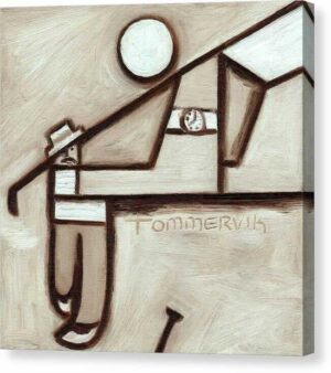 Golf Tee Time | Canvas Wall Art Print