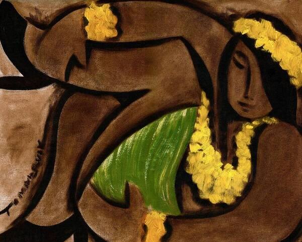 hula gril wall art