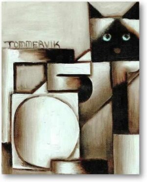 modern cat art