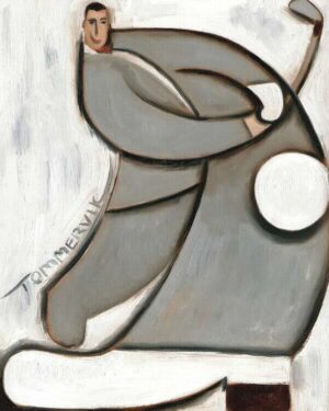 Pee-wee Herman Golf Swing | Fine Art Print on Canvas or Paper